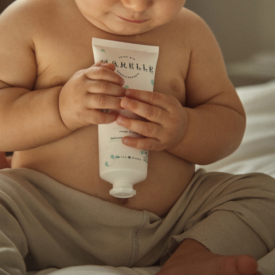 Marelle soins bio pour bébés et enfants creme hydratante delicate