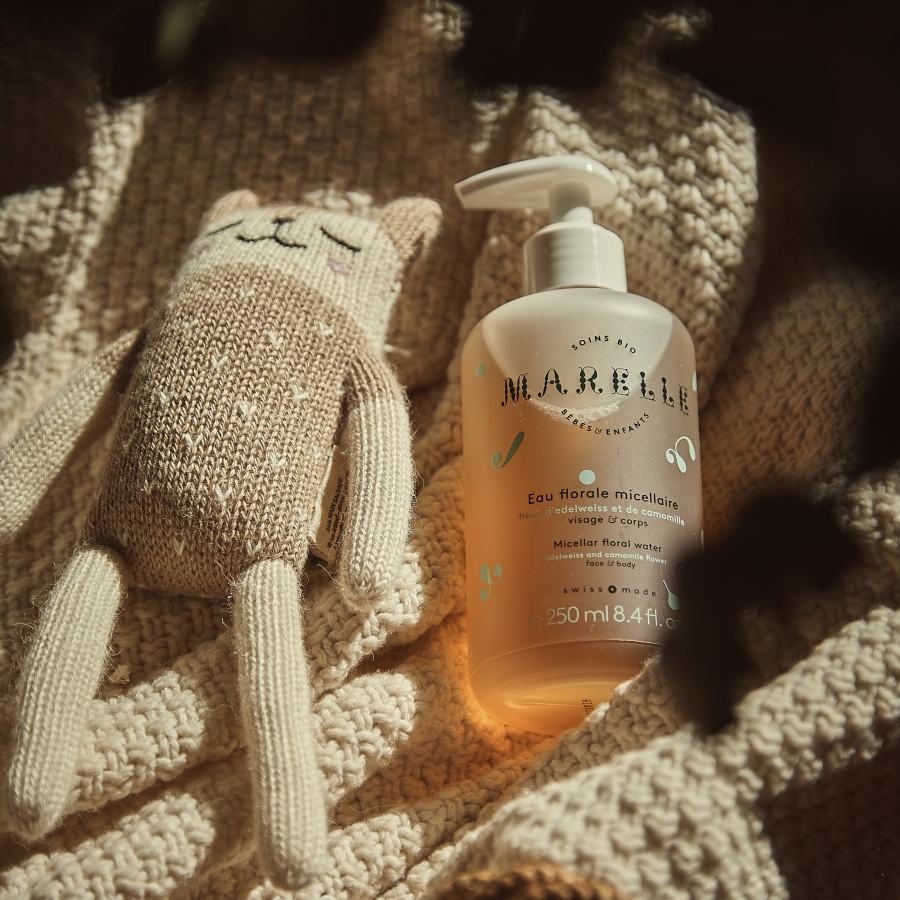 Marelle soins bio pour bébés et enfants Eau florale micellaire