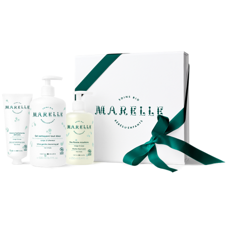 Marelle soins bio bébés et enfants coffret cadeau