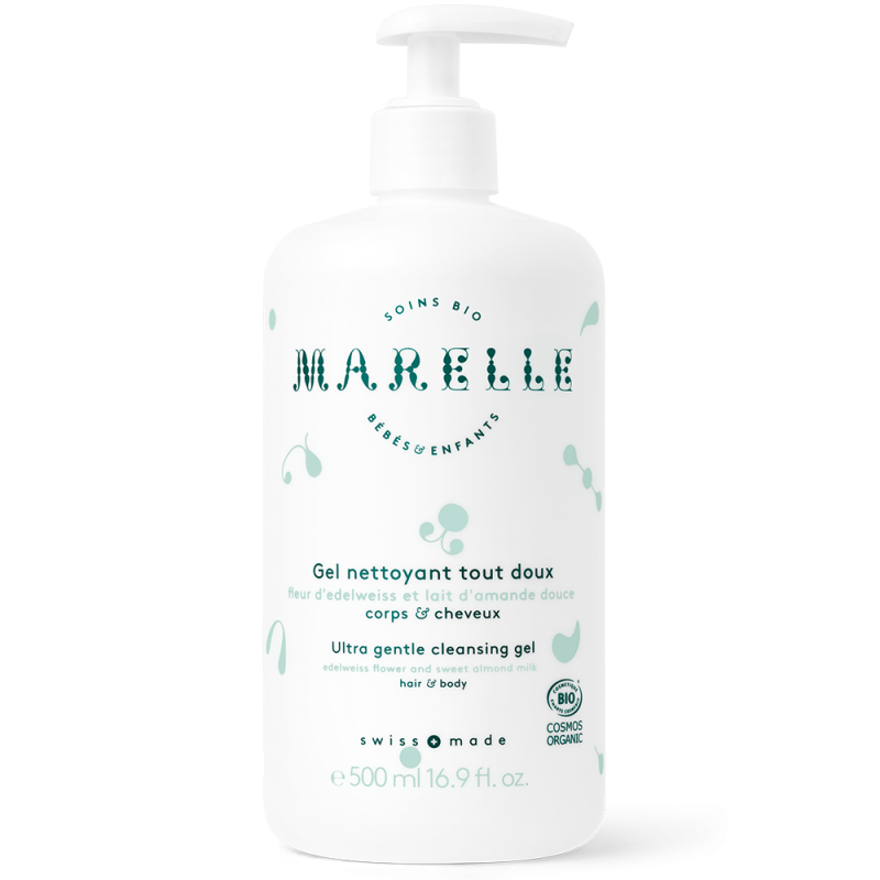 Marelle soins bio bébés et enfants Gel nettoyant tout doux