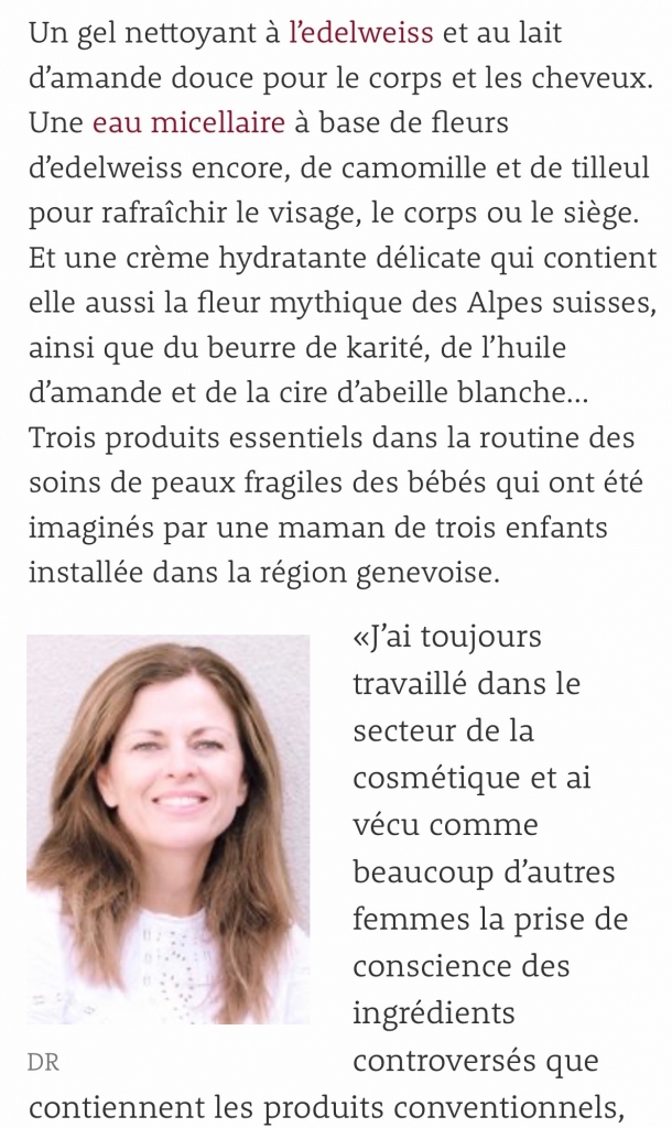 Marelle soins bio bébés et enfants Le Temps