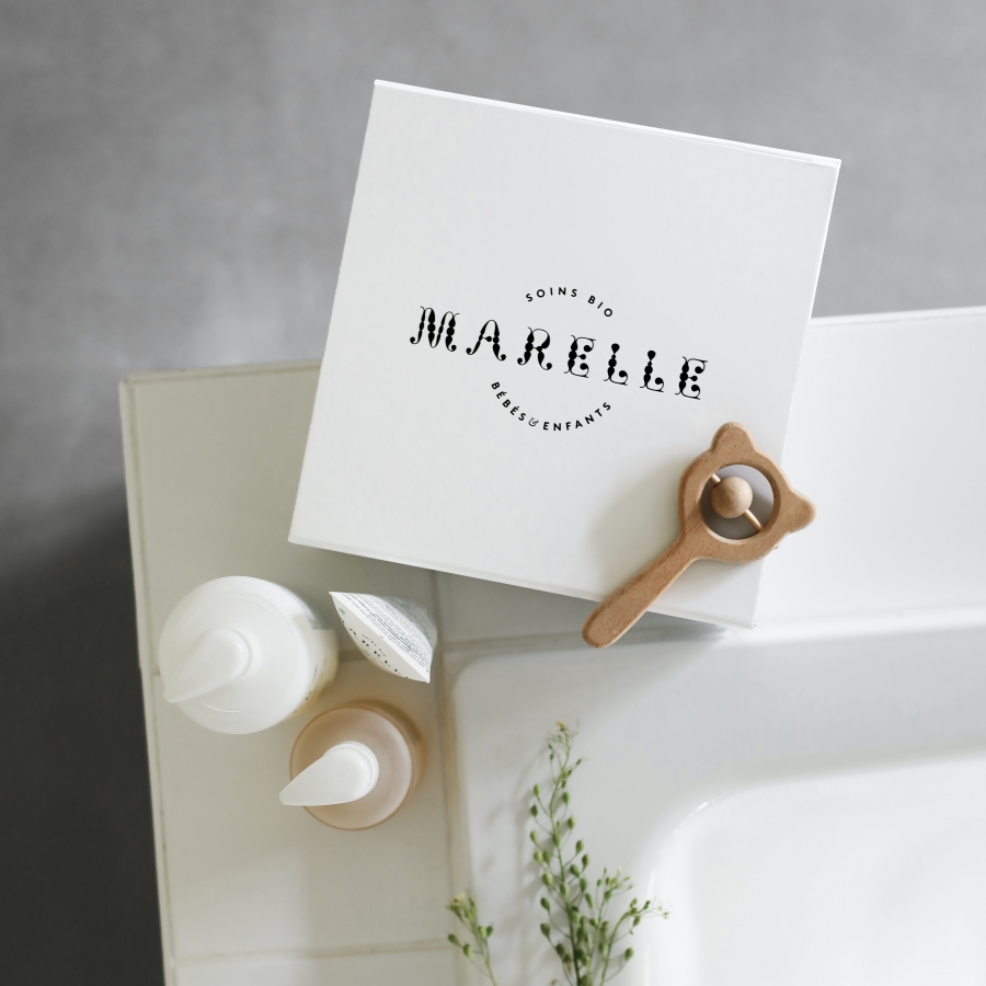 Marelle soins bio bébés et enfants coffret cadeau
