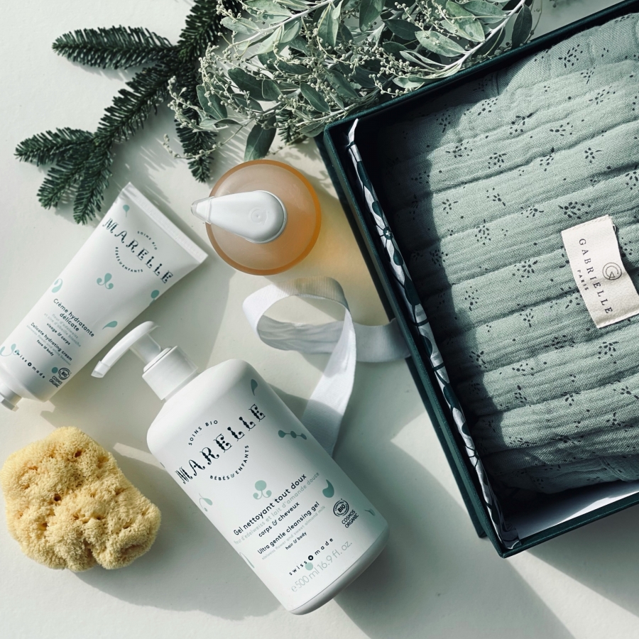 Marelle soins bo pour bébés et enfants coffret Noël 2021